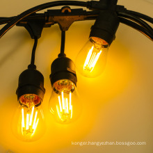 String Lights with Bulbs ,Outdoor Market Lights for Indoor/Outdoor Commercial Decor